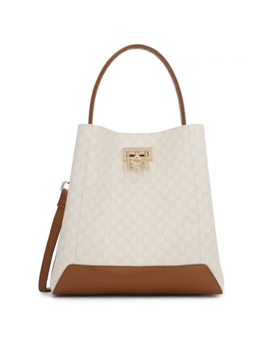 Foto van product Kazar Handtas lichtbeige / bruin / offwhite