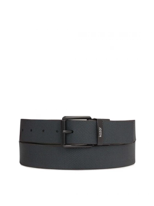 Foto van product Kazar Riem smoky blue / zwart / wit