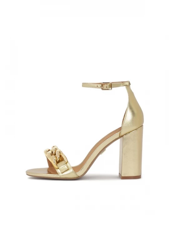 Foto van product Kazar Sandalen met riem goud