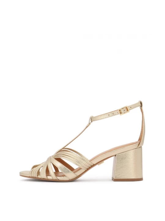 Foto van product Kazar Sandalen met riem goud