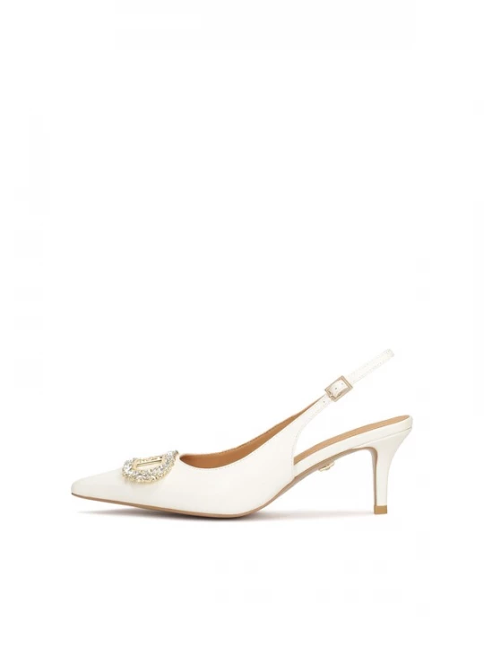Foto van product Kazar Slingpumps crème / goud / transparant