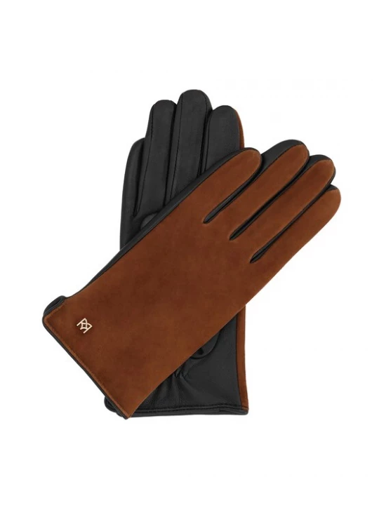 Foto van product Kazar Vingerhandschoenen cognac / zwart
