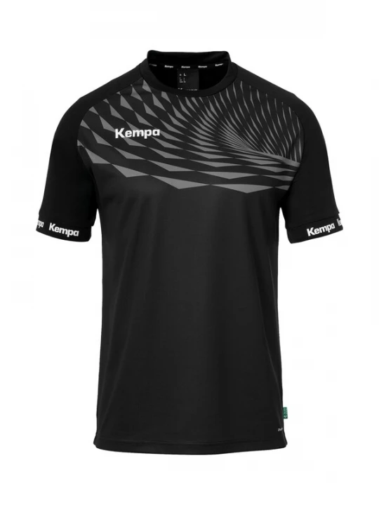 Foto van product KEMPA Functioneel shirt grijs gemêleerd / zwart / wit