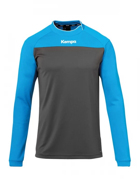 Foto van product KEMPA Functioneel shirt 'Prime' azuur / donkergrijs / wit