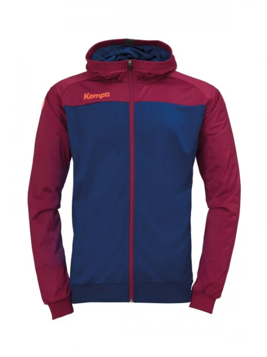 Foto van product KEMPA Sportjas blauw / oranje / wijnrood