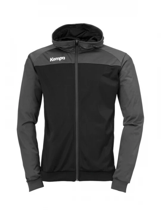 Foto van product KEMPA Sportjas donkergrijs / zwart / wit
