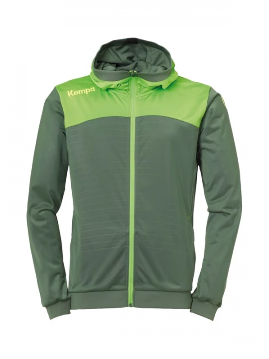 Foto van product KEMPA Trainingsjack 'Emotion' kaki / appel