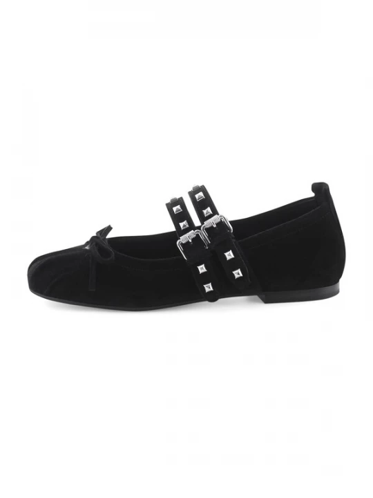 Foto van product Kennel & Schmenger Ballerina met riempjes 'LOLA' zwart