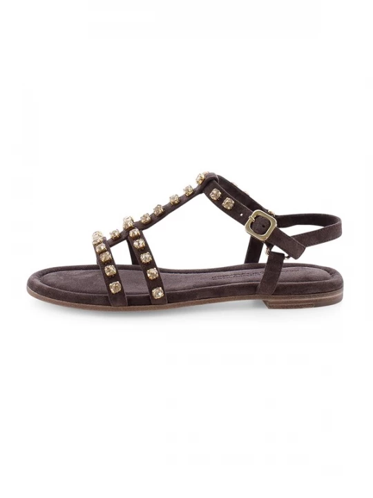 Foto van product Kennel & Schmenger Sandalen met riem 'Carly' donkerbruin
