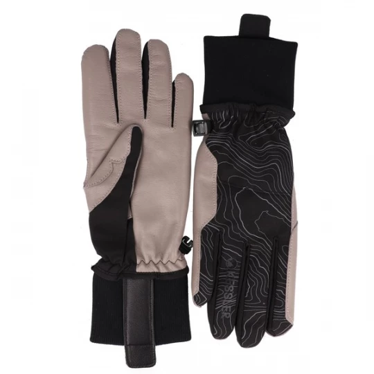 Foto van product KESSLER Vingerhandschoenen 'Sport Hafjell' taupe / zwart