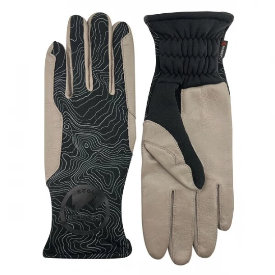 Foto van product KESSLER Vingerhandschoenen 'Sport Mattila' beige / grijs / zwart