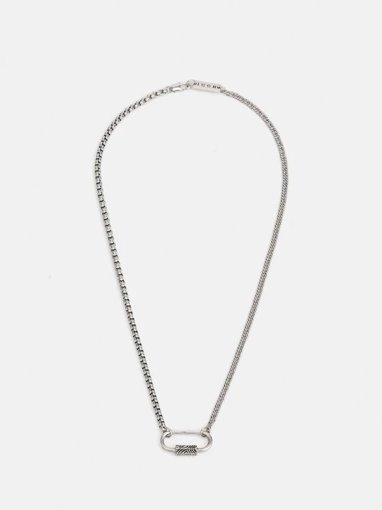 Foto van product Ketting Icon Brand zilverkleurig