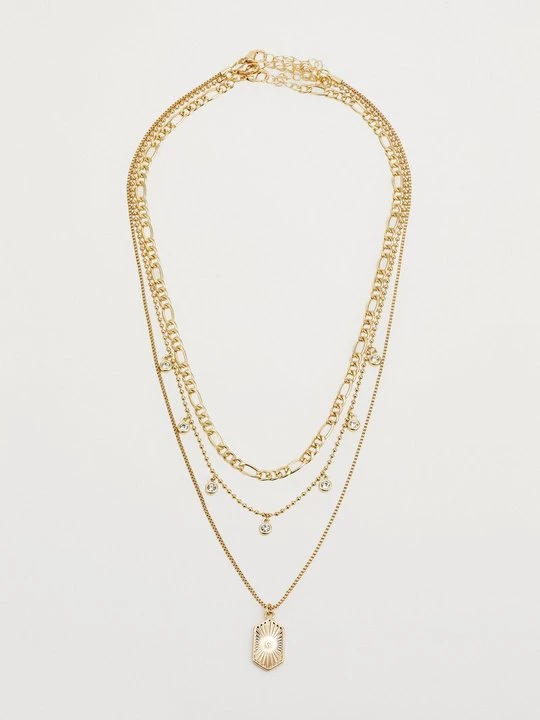 Foto van product Ketting Pieces goudkleurig