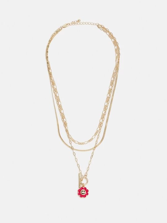 Foto van product Ketting Pieces goudkleurig