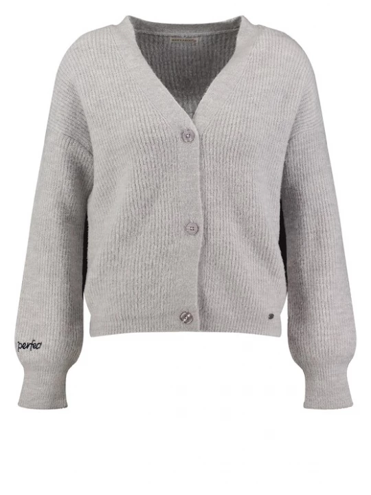 Foto van product Key Largo Gebreid vest 'Celine' grijs / zwart