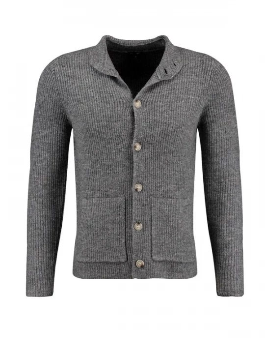 Foto van product Key Largo Gebreid vest 'Luzern' donkergrijs