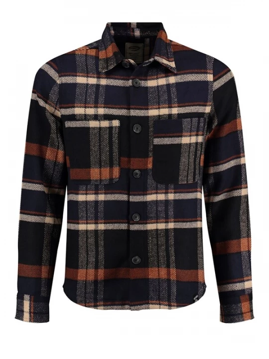 Foto van product Key Largo Overhemd 'Zermatt' beige / marine / bruin / zwart
