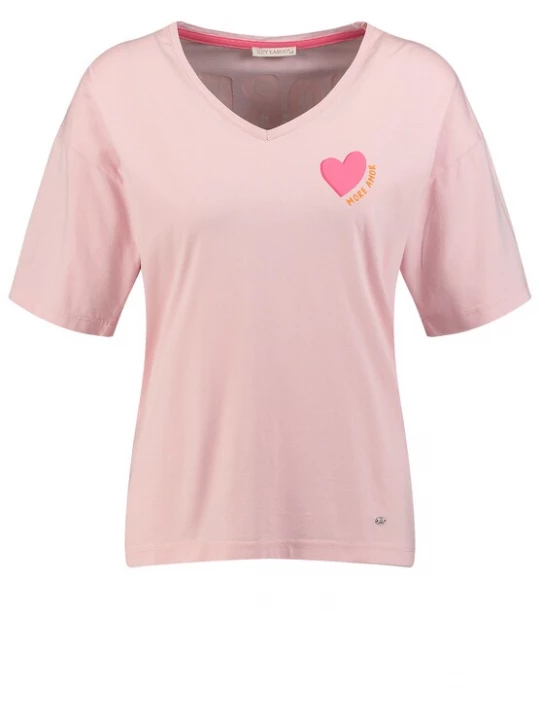 Foto van product Key Largo Shirt 'Amor' oranje / pink / rosa / lichtroze