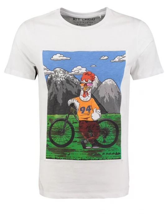 Foto van product Key Largo Shirt blauw / groen / wit