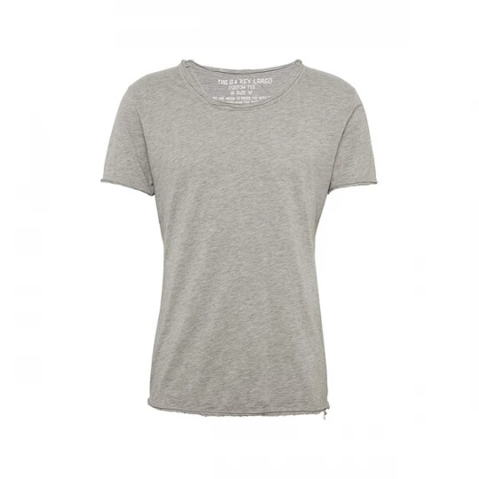 Foto van product Key Largo Shirt 'BREAD' grijs gemêleerd