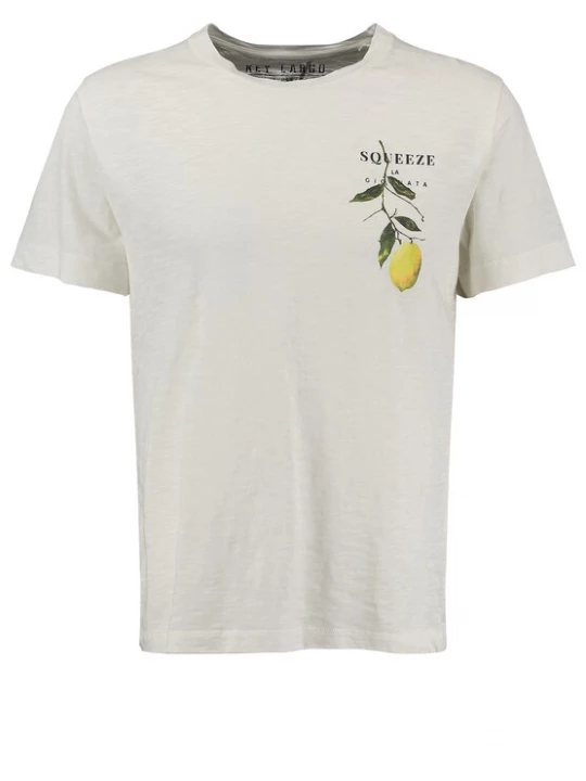Foto van product Key Largo Shirt 'CITRUS TREE' crème / gemengde kleuren