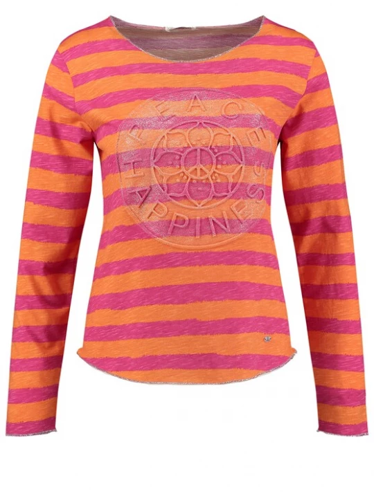 Foto van product Key Largo Shirt 'Happiness' oranje / pink