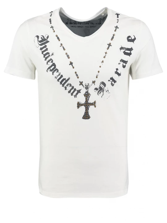 Foto van product Key Largo Shirt 'Independent' wit