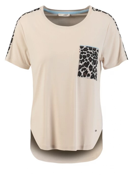 Foto van product Key Largo Shirt 'Kitty' nude / zwart