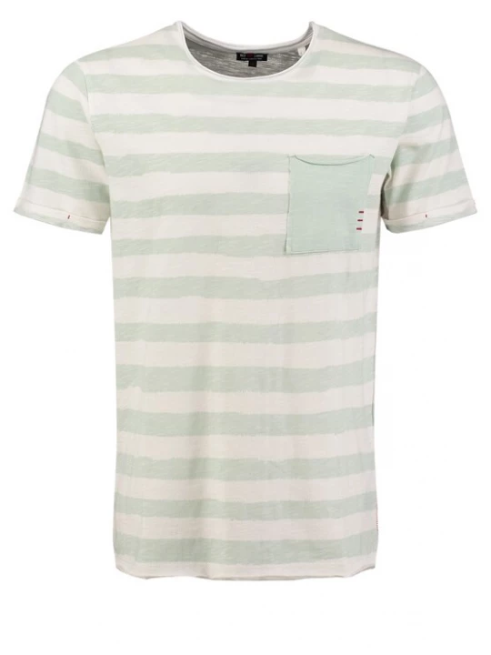 Foto van product Key Largo Shirt ' KLCAMPAIGN ' mintgroen / wit