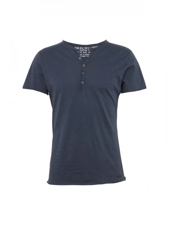 Foto van product Key Largo Shirt 'LEMONADE' duifblauw