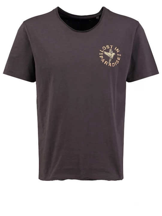 Foto van product Key Largo Shirt 'Lost' lichtgeel / donkergrijs / jade groen / pastelgroen
