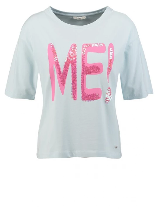 Foto van product Key Largo Shirt 'Me' lichtblauw