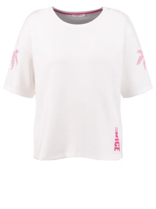 Foto van product Key Largo Shirt 'Monica' crème / pink