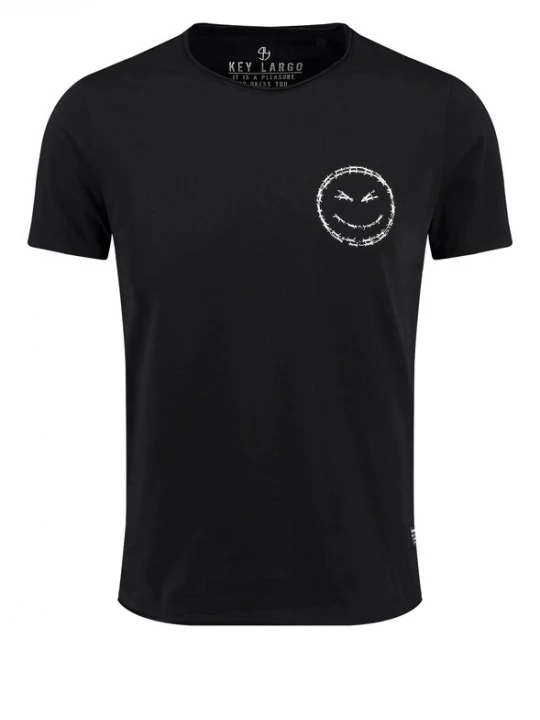 Foto van product Key Largo Shirt 'MT THINK' zwart