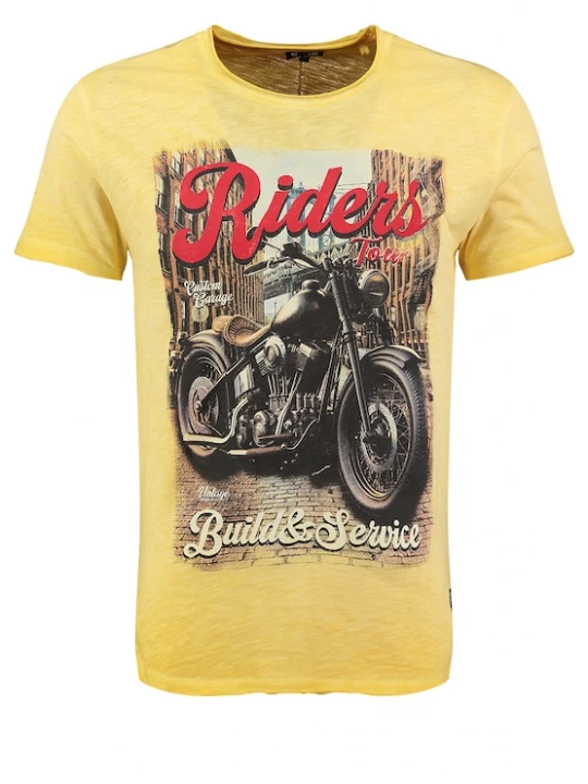Foto van product Key Largo Shirt 'Tour' geel / gemengde kleuren