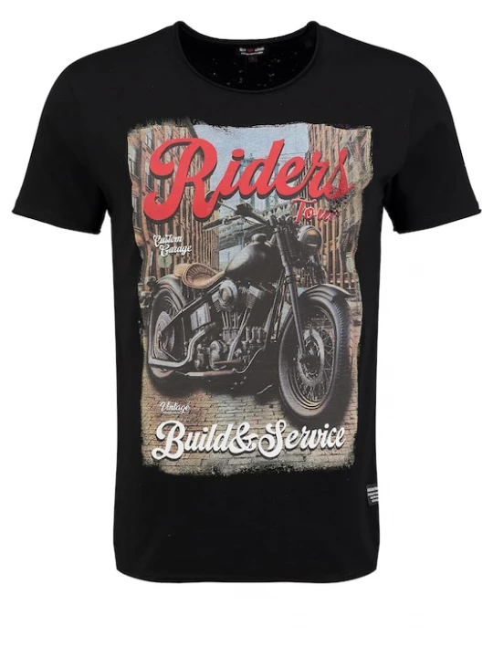 Foto van product Key Largo Shirt 'Tour' gemengde kleuren / zwart