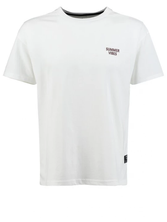 Foto van product Key Largo Shirt 'Verona' spar / donkeroranje / wit