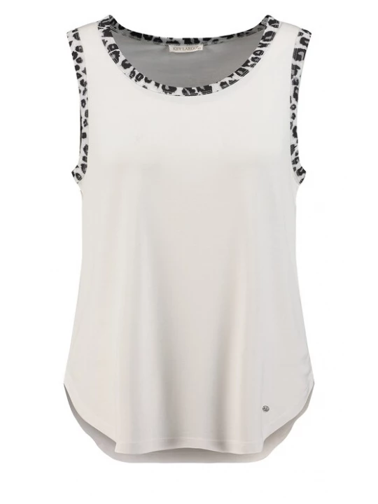 Foto van product Key Largo Top 'Karina' grijs / zwart / wit