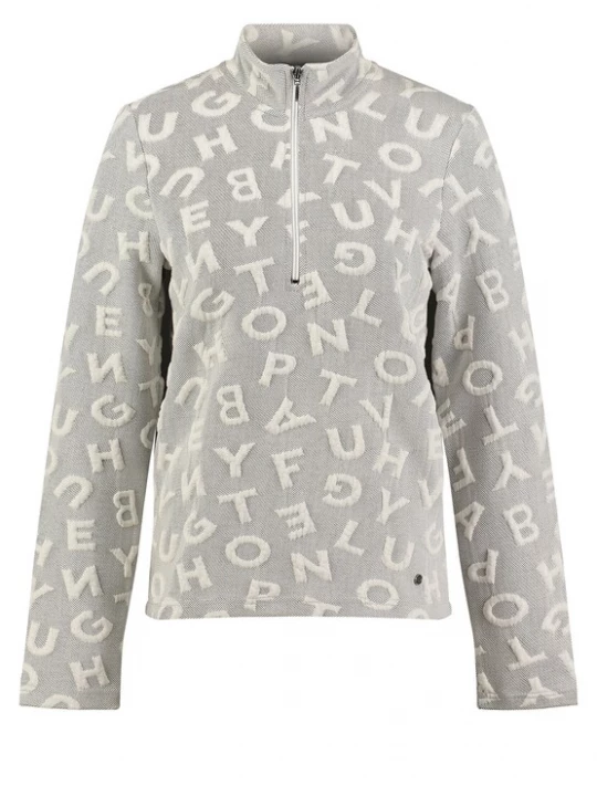 Foto van product Key Largo Trui 'Bulge' grijs / offwhite
