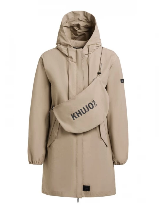 Foto van product khujo Tussenjas 'Ameti' beige / zwart