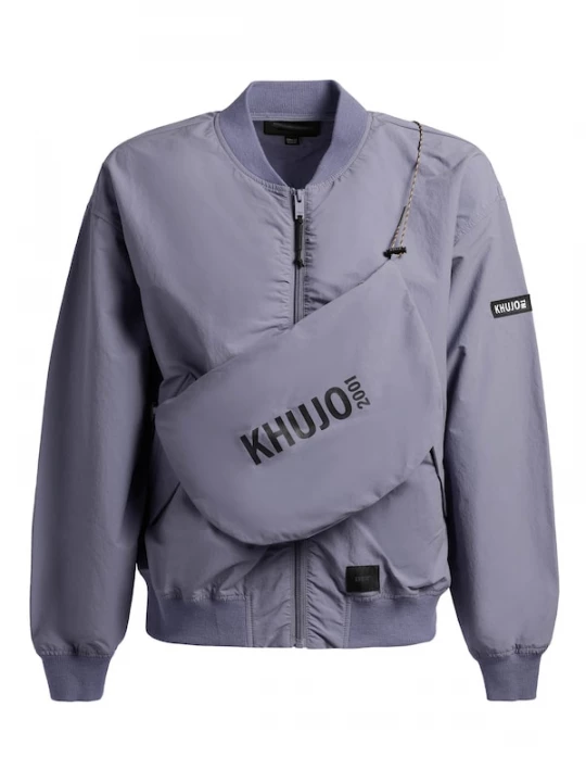 Foto van product khujo Tussenjas 'Facee' indigo / zwart
