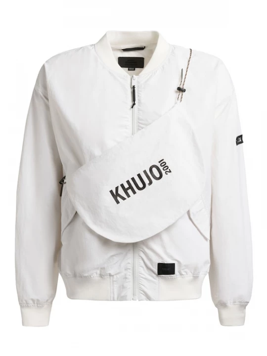 Foto van product khujo Tussenjas 'Facee' zwart / offwhite