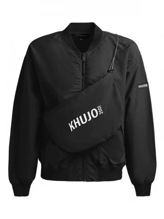 Foto van product khujo Tussenjas 'Facee' zwart / wit