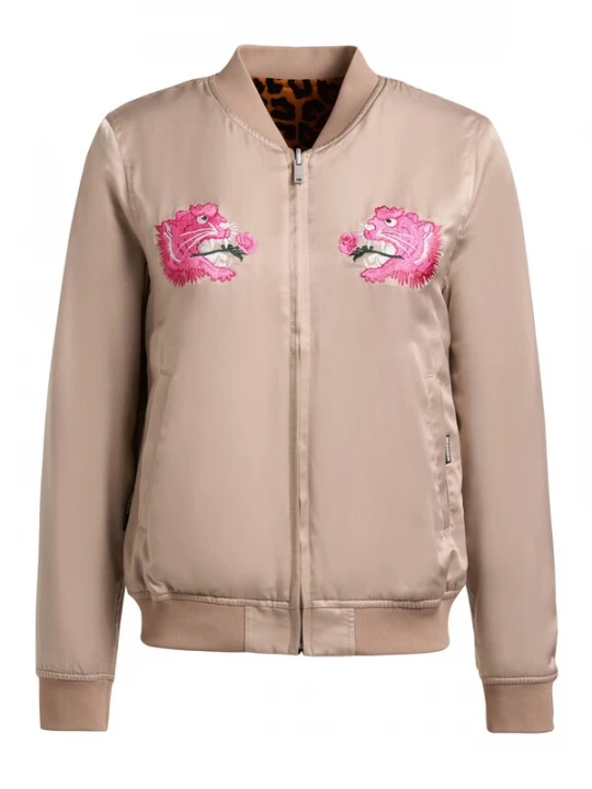 Foto van product khujo Tussenjas 'Ruby' donkerbeige / oudroze