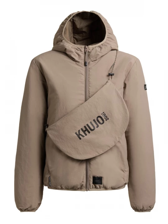 Foto van product khujo Tussenjas 'Shelly2' lichtbruin / zwart