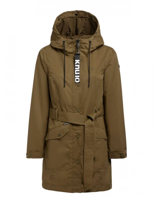 Foto van product khujo Tussenparka 'LAUREN4' olijfgroen / zwart / wit