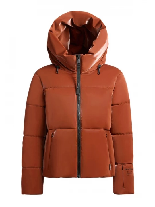 Foto van product khujo Winterjas 'Audrey' kastanjebruin / zwart