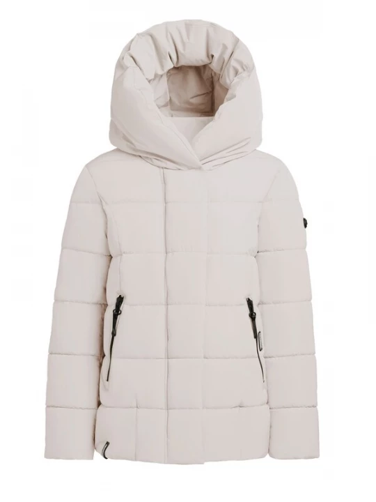 Foto van product khujo Winterjas 'Camea' wit gemêleerd