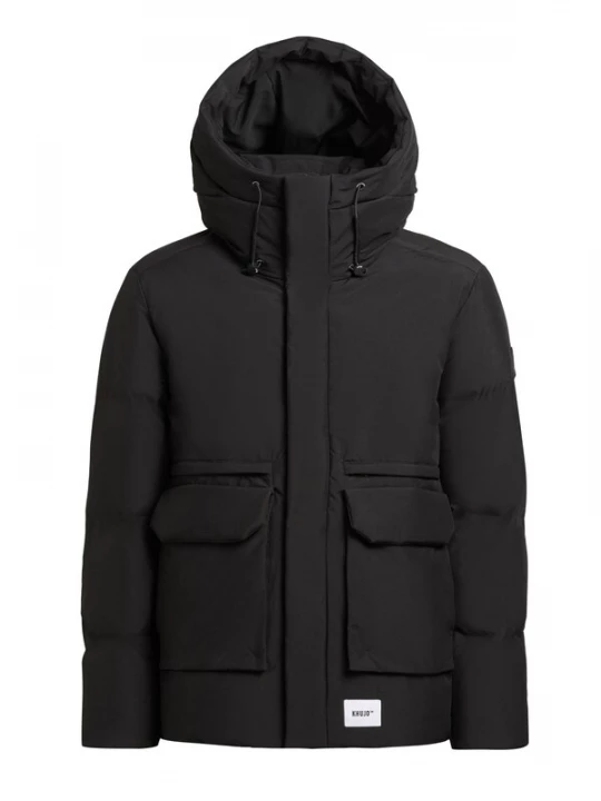 Foto van product khujo Winterjas 'Dave' zwart / wit