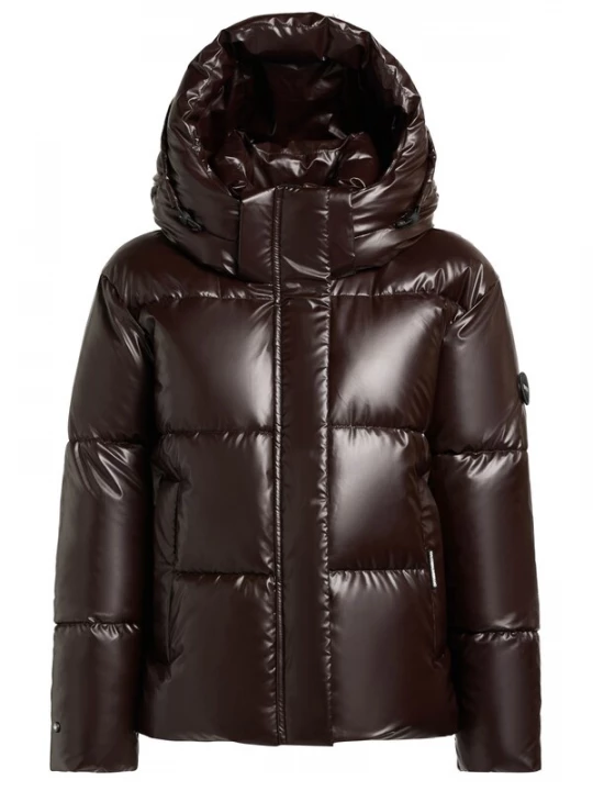 Foto van product khujo Winterjas 'Devina2 Shiny' donkerbruin